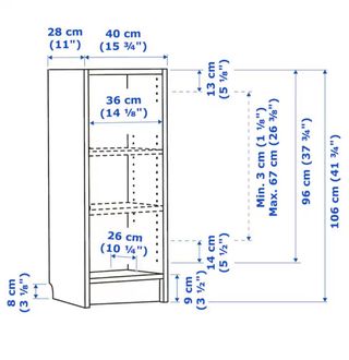 Estanteria marrón Billy Ikea
