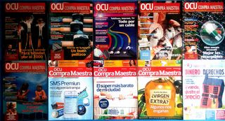 LOTE: REVISTAS: 9 OCU + DINERO y DERECHOS+DESCUENT