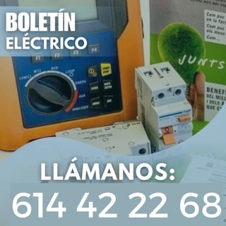 BOLETÍN O CERTIFICADO ELECTRICO