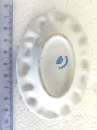 Piattino porcellana Capodimonte - Vintage