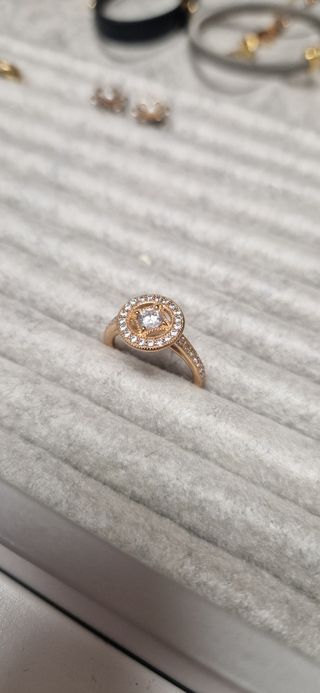 Anillo pandora oro rosa