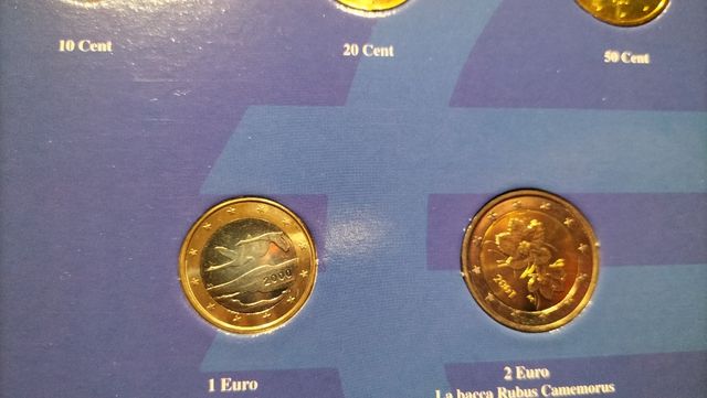 Serie euro Finlandia 1999-2001