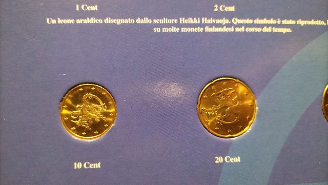 Serie euro Finlandia 1999-2001
