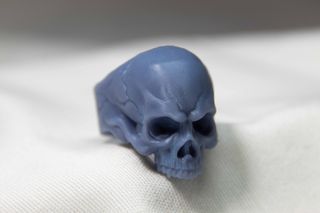 Anillo Cráneo Impreso en 3D