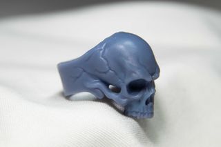 Anillo Cráneo Impreso en 3D
