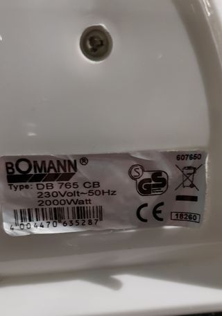 Ferro da stiro Bomann.