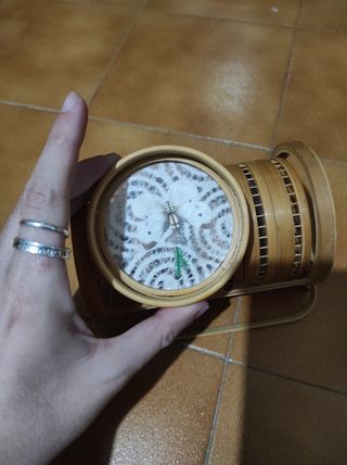 6 Sottobicchieri bambù con farfalle