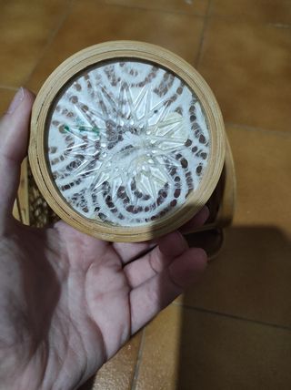 6 Sottobicchieri bambù con farfalle