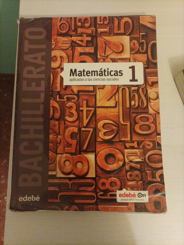 Libro matemáticas 1 bachillerato