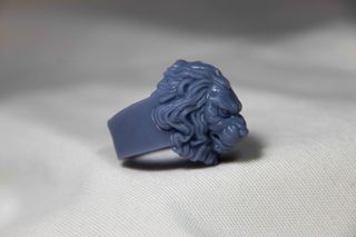 Anillo de León Impreso en 3D