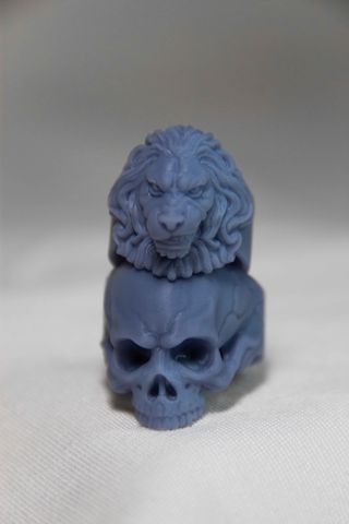 Anillo de León Impreso en 3D