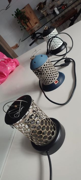 Calefactores pequeños a luz