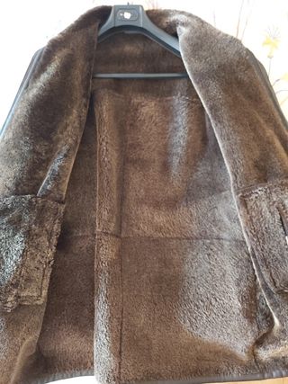 Chaqueta de piel para hombre