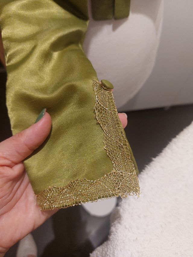 Corpiño fallera verde ofrenda