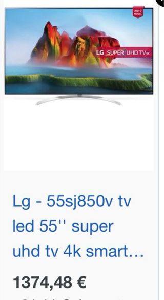 LG 49SJ810V Smart TV 49"