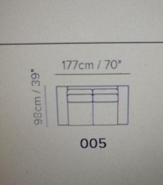 Sofá piel 2 plazas Natuzzi