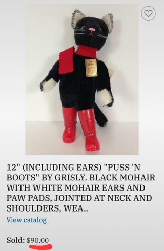 Gatto Nero Puss'n'Boots by Grisly vintage1960/1970