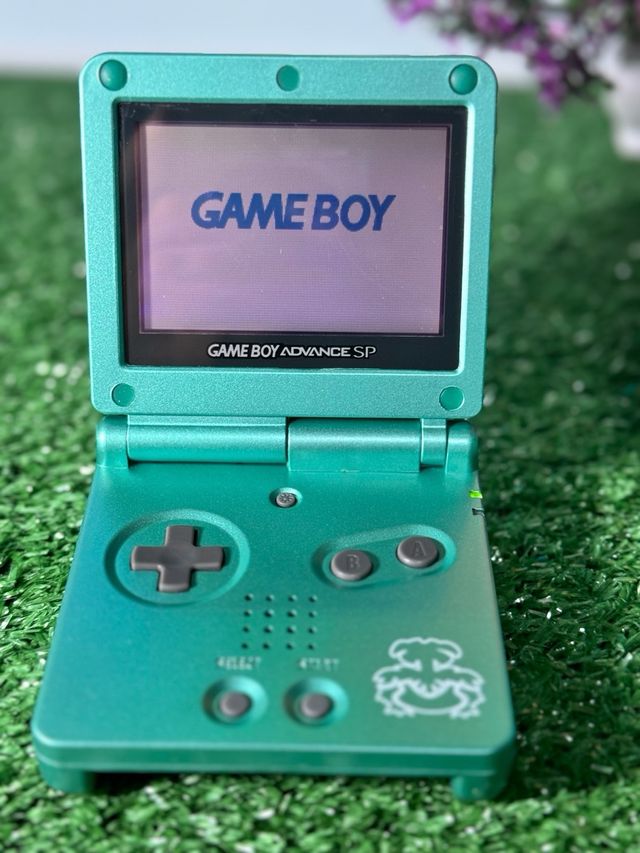 GBA SP ゲームボーイアドバンスSP 寂し フシギバナエディション IPS液晶