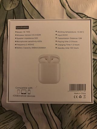 auriculares inalambricos i18 tws