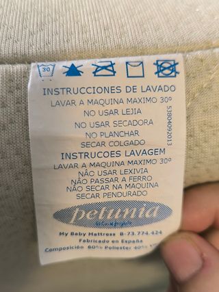 Colchon cuna