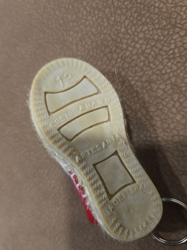 Llavero zapato alpargata Rcd Mallorca
