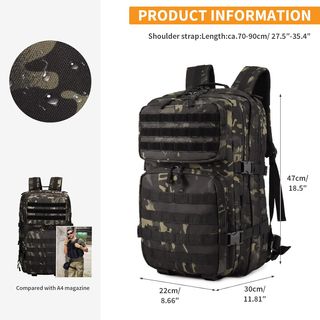 MOCHILA NUEVA A ESTERNAR DE 35 LITROS