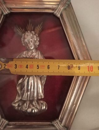 Relicario con Niño Jesús de plata