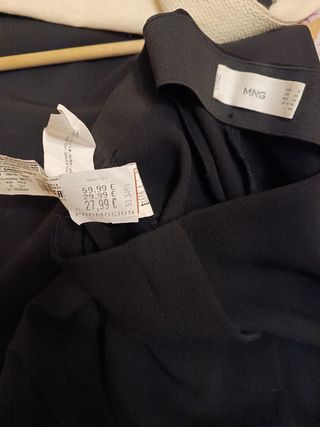 Pantalón largo ancho Mango t.S