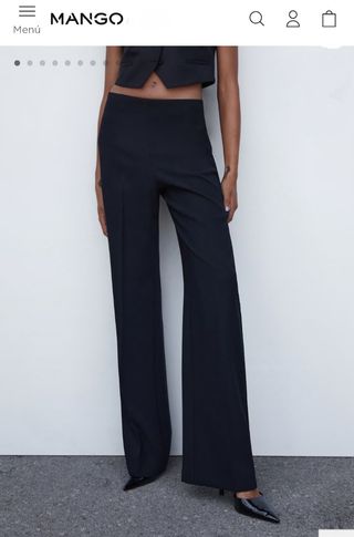 Pantalón largo ancho Mango t.S