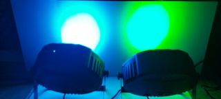 x2 FOCOS PAR LED 60 LUZ PLANA DJ LIGHTS