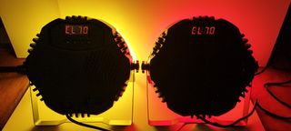 x2 FOCOS PAR LED 60 LUZ PLANA DJ LIGHTS
