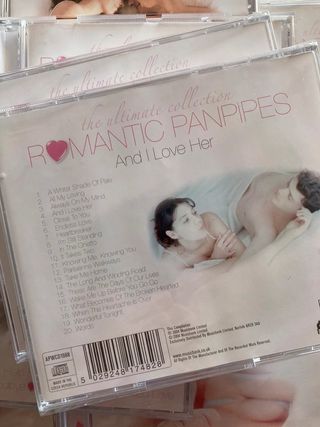 Colección de CDs “Romantic Panpipes” · romántica