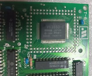 TARJETA GRAFICA ISA 8 BITS YAMAHA T-6 V6355D-F