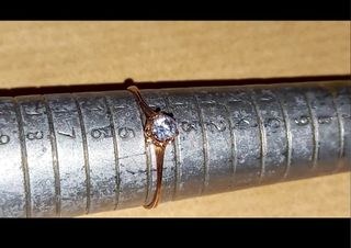 Pendientes y solitario oro 18k