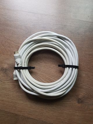 Cable HDMI 10m blanco con Ethernet
