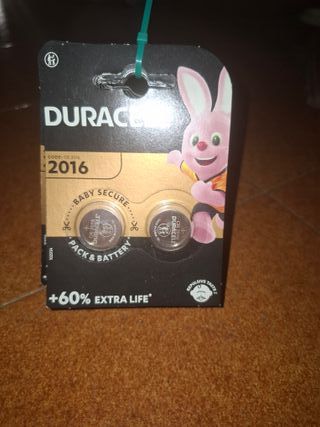 10 X Duracell  Batteria Bottone al Litio 2016