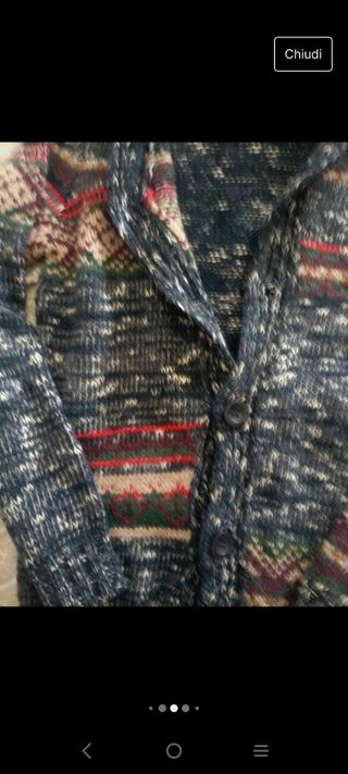 Cardigan invernale bambino Sisley anni 8