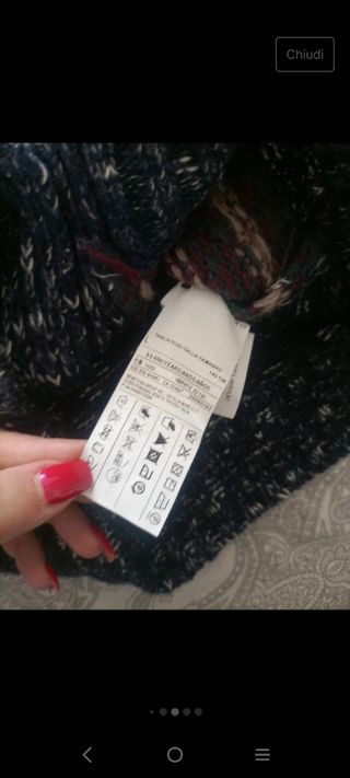 Cardigan invernale bambino Sisley anni 8