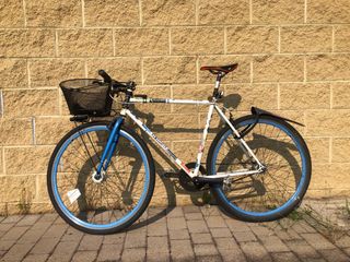 Bici scatto fisso,ha qualche lavoro di restauro 