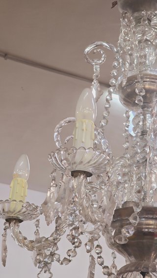 LÁMPARA DE ARAÑA DE CRISTAL