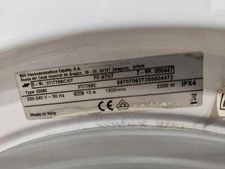 Placa mando electrónica lavadora 3TI776BC Balay