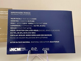 2 euro Portogallo 2019 Madeira Proof BE Folder FS
