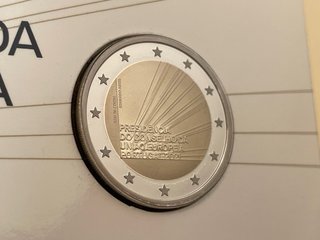 2 euro Portogallo 2021 Presidenza Europea Proof BE