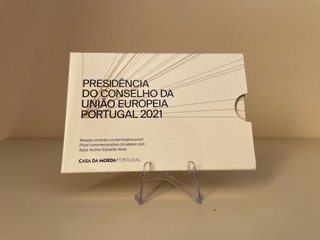 2 euro Portogallo 2021 Presidenza Europea Proof BE