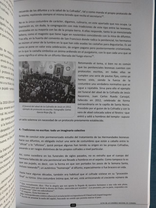 Actas VI Congreso Nacional de Cofradías