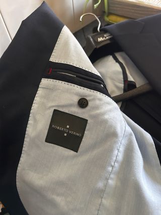 AMERICANA DE ENTRETIEMPO, AZUL MARINO DE HOMBRE