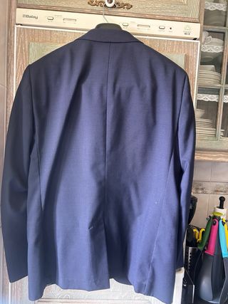AMERICANA DE ENTRETIEMPO, AZUL MARINO DE HOMBRE
