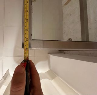 Mesa cristal y metal vintage