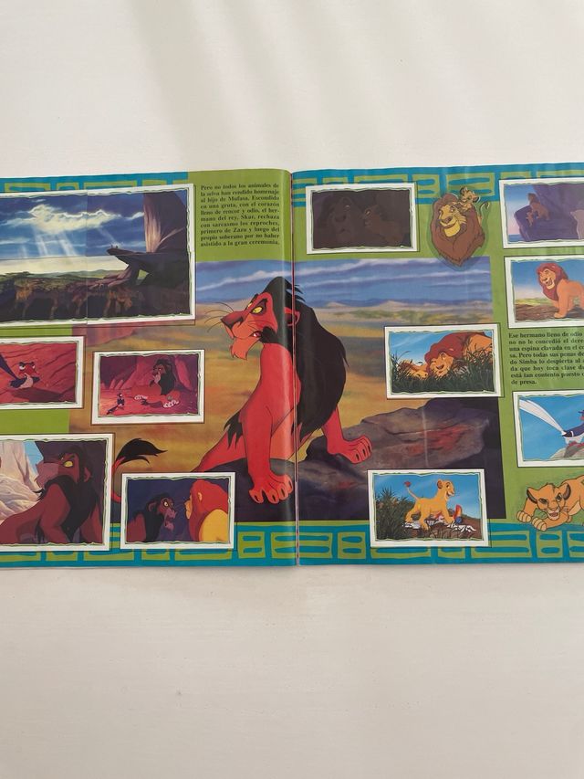 Album de cromos EL REY LEON COMPLETO