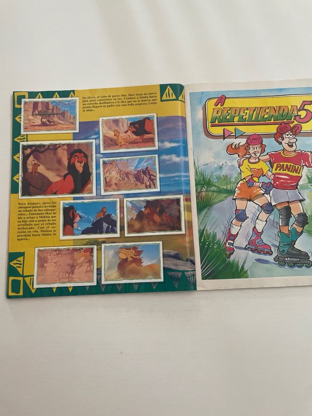 Album de cromos EL REY LEON COMPLETO